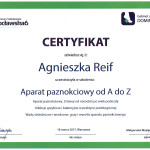 Certyfikat Aparat paznokciowy od A do Z 2017